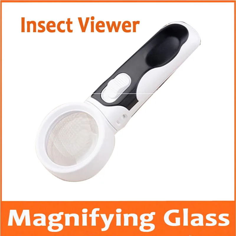 10X Educational Gift LED Children Insect Viewer Handheld Reading Magnifier Magnifying Glass Loupe 10 Times Lamps for Old Man
10X Educational Gift LED Children Insect Viewer Handheld Reading Magnifier Magnifying Glass Loupe 10 Times Lamps for Old Man