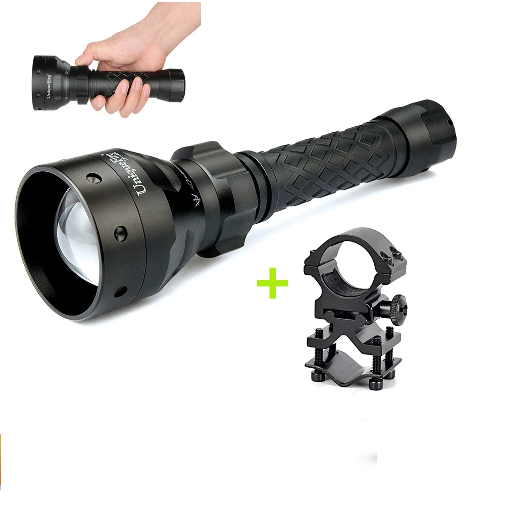Uniquefire 1406 XP-E Flashlight Diamond Shaped Black Flashlight Adjustable T50 Torch + QQ07 Scope Mount
Uniquefire 1406 XP-E Flashlight Diamond Shaped Black Flashlight Adjustable T50 Torch + QQ07 Scope Mount