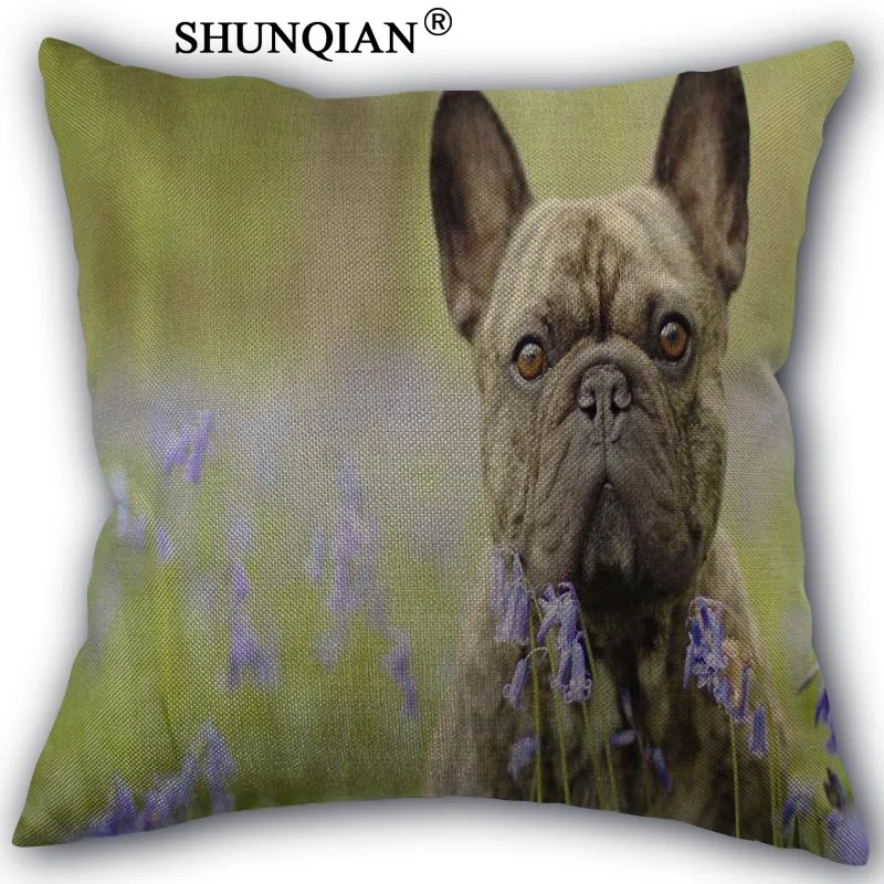 French Bulldog Cotton Linen Pillowcase Wedding Decorative Pillow Case 45x45CM one sides For Home Pillow Cover A10.17
French Bulldog Cotton Linen Pillowcase Wedding Decorative Pillow Case 45x45CM one sides For Home Pillow Cover A10.17