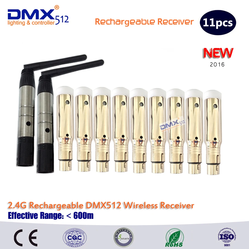 DHL Free shipping 2016 Latest design wireless DMX512 receiver built-in rechargeable battery and renewable battery
DHL Free shipping 2016 Latest design wireless DMX512 receiver built-in rechargeable battery and renewable battery