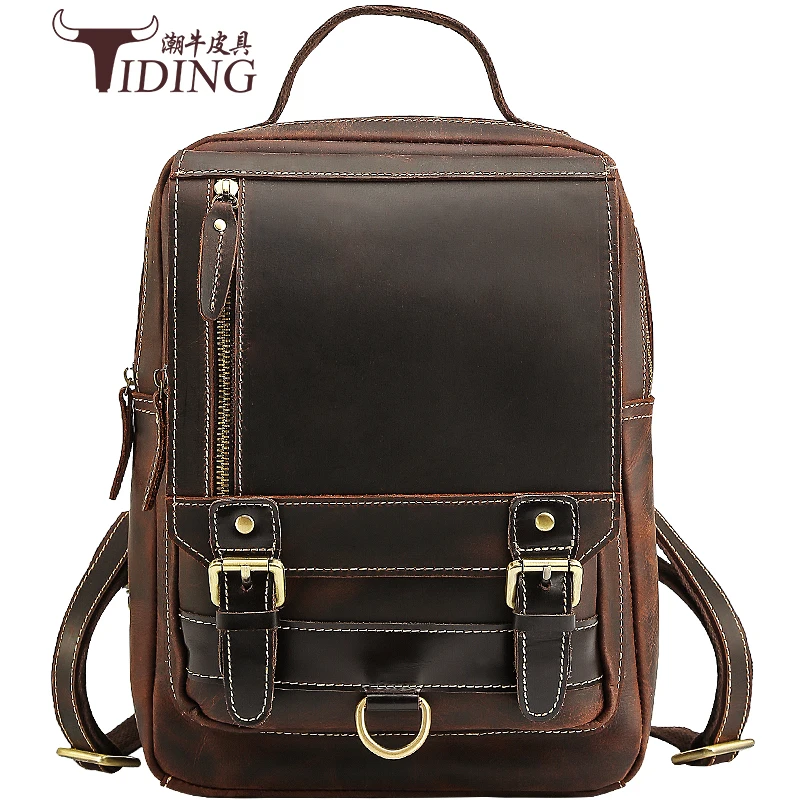Men Genuine Leather Travel School Laptop 13" Small Backpack Bookbag Bags Anti Theft Crazy Horse Leather Bagpack Backpacks
Men Genuine Leather Travel School Laptop 13" Small Backpack Bookbag Bags Anti Theft Crazy Horse Leather Bagpack Backpacks