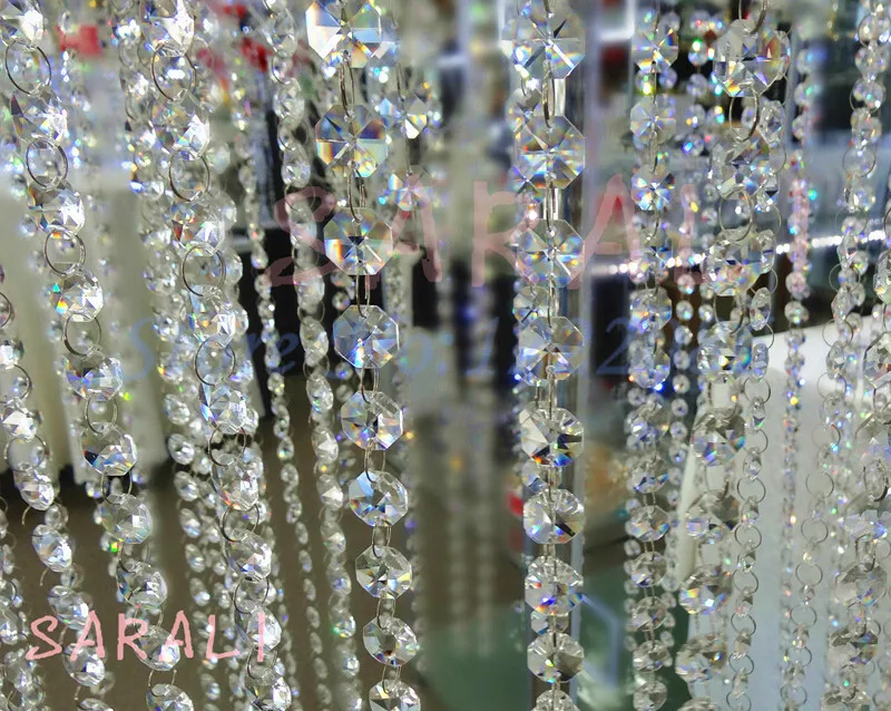 120M/Lot Crystal Garland Strand, 14mm Octagonal Glass Crystal Strands, Wedding & Christmas Decoration,Free Shipping
120M/Lot Crystal Garland Strand, 14mm Octagonal Glass Crystal Strands, Wedding & Christmas Decoration,Free Shipping