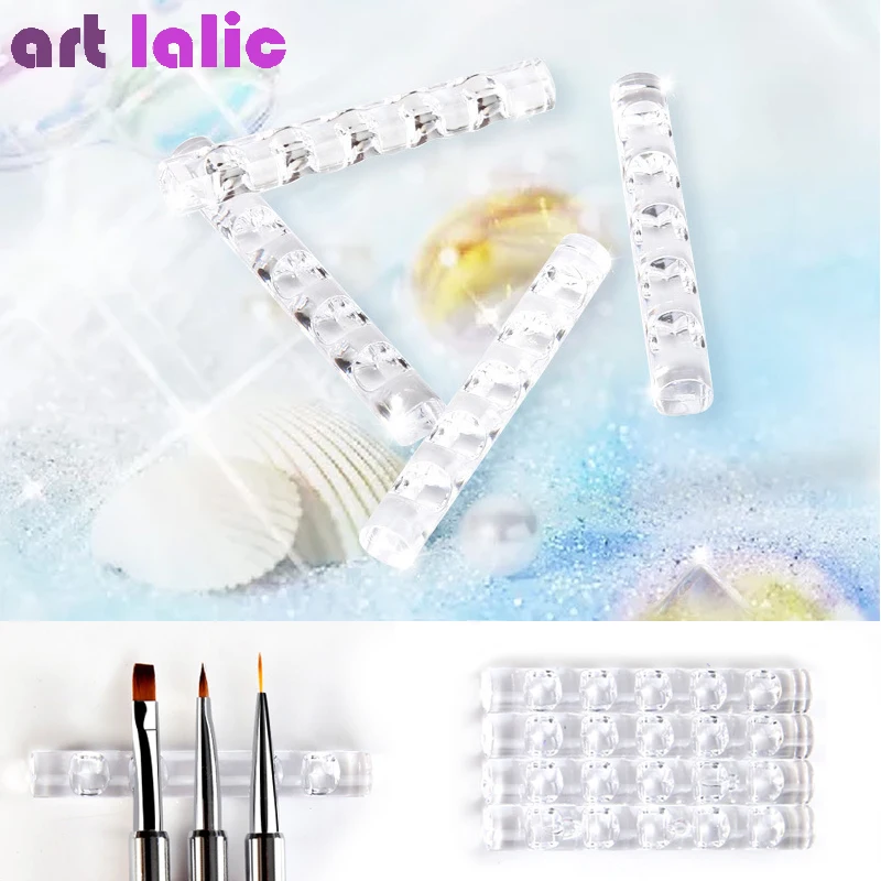 Nail Art 5 Grids Acrylic Clear Rack Shelf Painting Brush Pen Rest Holder Stand Display Carrier Storage Tips Salon Manicre Tools
Nail Art 5 Grids Acrylic Clear Rack Shelf Painting Brush Pen Rest Holder Stand Display Carrier Storage Tips Salon Manicre Tools