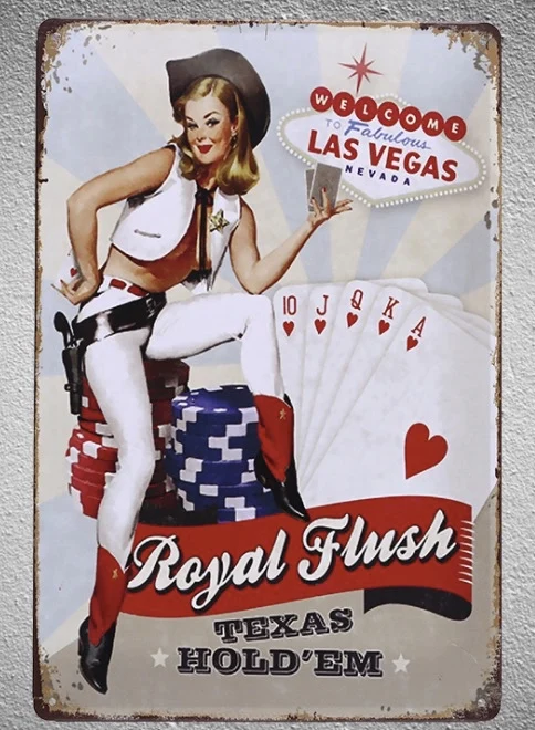 1pc Las Vegas Casino Sexy bar texas Nevada Tin Plate Sign wall man cave Decoration Man cave Art Poster metal vintage
1pc Las Vegas Casino Sexy bar texas Nevada Tin Plate Sign wall man cave Decoration Man cave Art Poster metal vintage