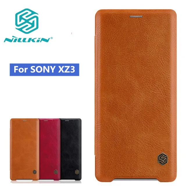Nillkin QIN Leather Case for Sony Xperia XZ3 6.0 inch Card Pocket Wallet Bag Flip Cover For Sony Xperia XZ3 Case
Nillkin QIN Leather Case for Sony Xperia XZ3 6.0 inch Card Pocket Wallet Bag Flip Cover For Sony Xperia XZ3 Case