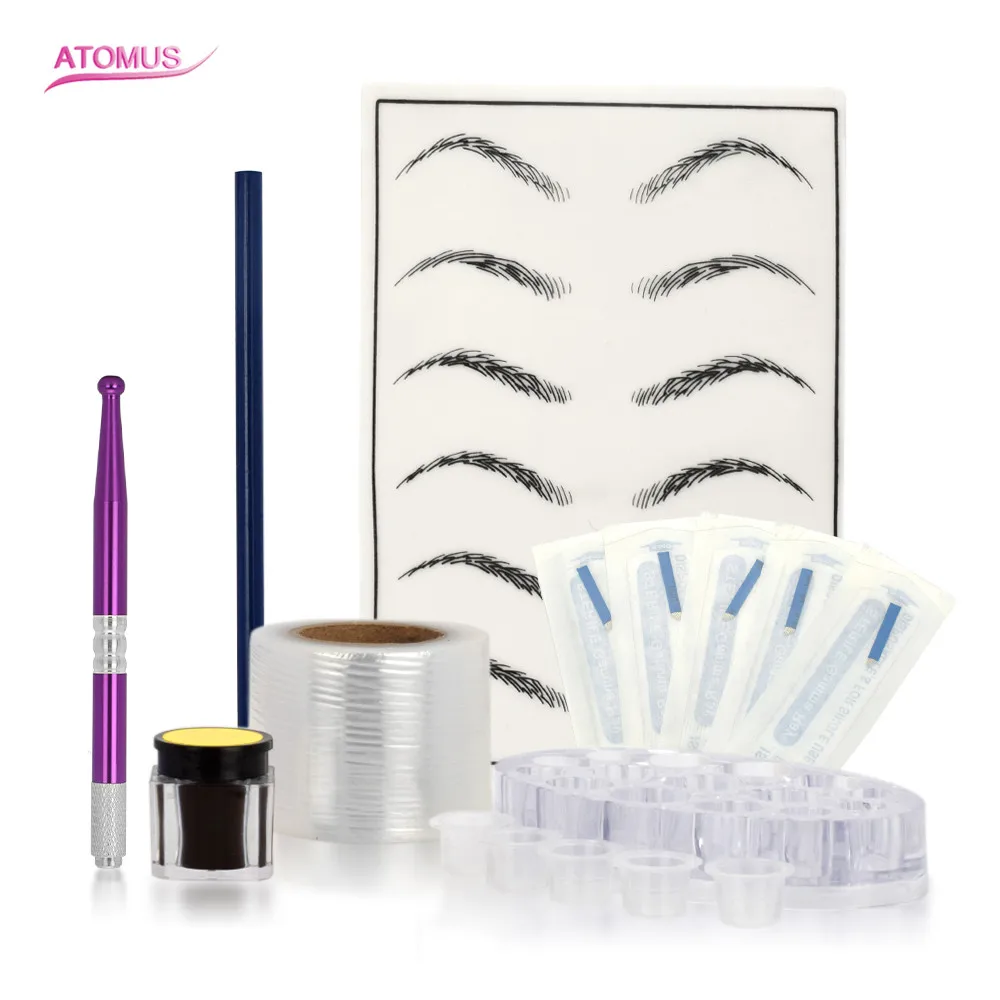 Professional 3d Eyebrow Microblade Kit Dermografo Para Sobrancelhas Kit Tebori Microblade Set Tattoo Eyebrow Ink Pen Practice
Professional 3d Eyebrow Microblade Kit Dermografo Para Sobrancelhas Kit Tebori Microblade Set Tattoo Eyebrow Ink Pen Practice