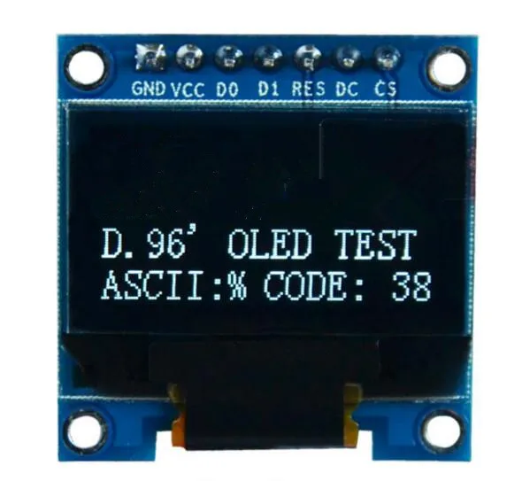 OLED-модуль старой версии, 7 контактов, 0,96 дюйма, белый/синий, 7 контактов, 128*64 OLED-экран SSD1306, 0,96 дюйма, IIC / SPI
OLED-модуль старой версии, 7 контактов, 0,96 дюйма, белый/синий, 7 контактов, 128*64 OLED-экран SSD1306, 0,96 дюйма, IIC / SPI