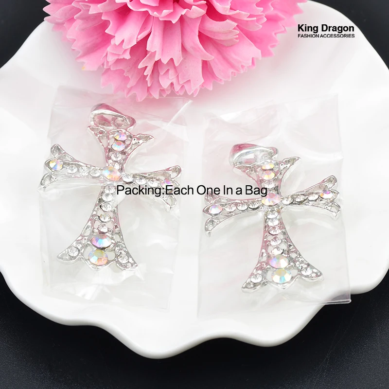 New Arrival Rhinestone Cross Pendant Used On KeyChain Or Decoration 32MM*50MM 100PCS/Lot Nickle Color KD530
New Arrival Rhinestone Cross Pendant Used On KeyChain Or Decoration 32MM*50MM 100PCS/Lot Nickle Color KD530