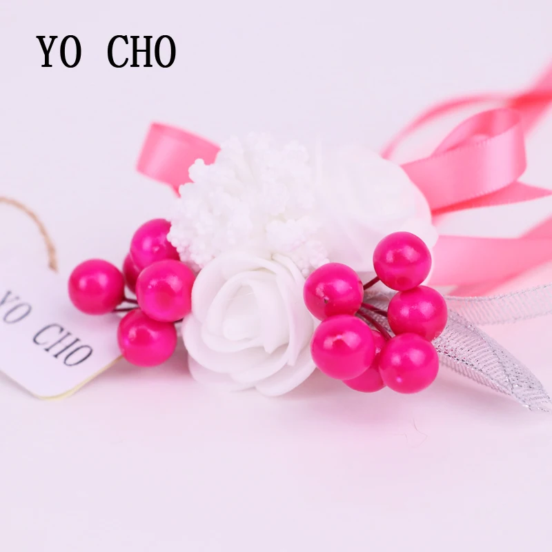 YO CHO High-end Wrist Flower White Rose Silk Ribbon Bride Wrist Hand Decorative Pink Pearl Bridesmaid Sisters Hand Flower Prom
YO CHO High-end Wrist Flower White Rose Silk Ribbon Bride Wrist Hand Decorative Pink Pearl Bridesmaid Sisters Hand Flower Prom