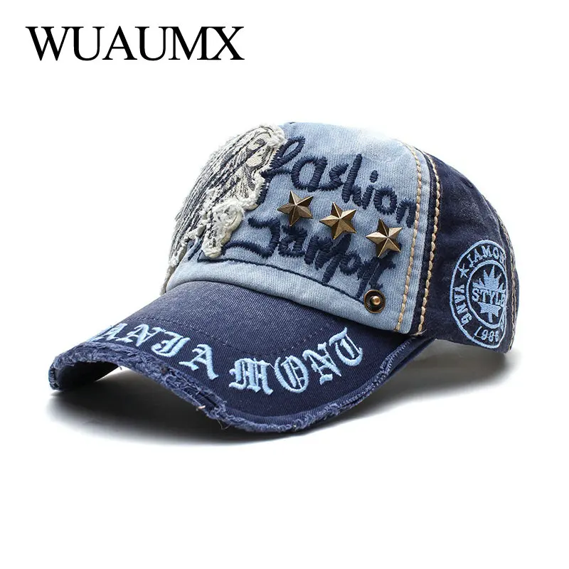 Summer Baseball Cap Men Women Curved Peak Trucker Cap Rivets Sun Hat Outdoor Snapback Hat Embroidery Cappello Baseball Casquette
Summer Baseball Cap Men Women Curved Peak Trucker Cap Rivets Sun Hat Outdoor Snapback Hat Embroidery Cappello Baseball Casquette