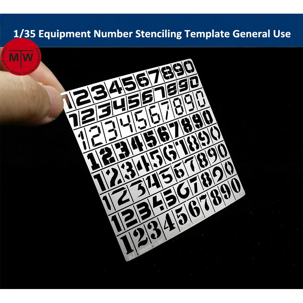1/100 1/35 Scale Heavy Equipment Number Stenciling Template Leakage Spray Plate Tools for Gundam Military Model Kit AJ0025
1/100 1/35 Scale Heavy Equipment Number Stenciling Template Leakage Spray Plate Tools for Gundam Military Model Kit AJ0025