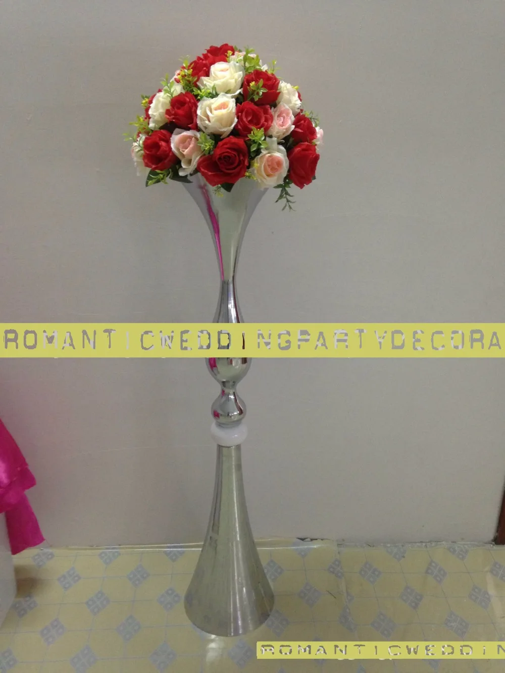 10 PCS/Lot 110cm /43" Silver wedding party road lead Wedding Table centerpiece Flower vase Party Decoration
10 PCS/Lot 110cm /43" Silver wedding party road lead Wedding Table centerpiece Flower vase Party Decoration