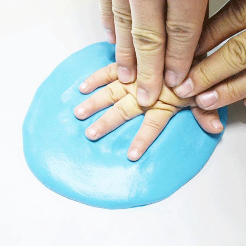 Уход за новорожденными мягкая глина для сушки на воздухе набор отпечатка ступней