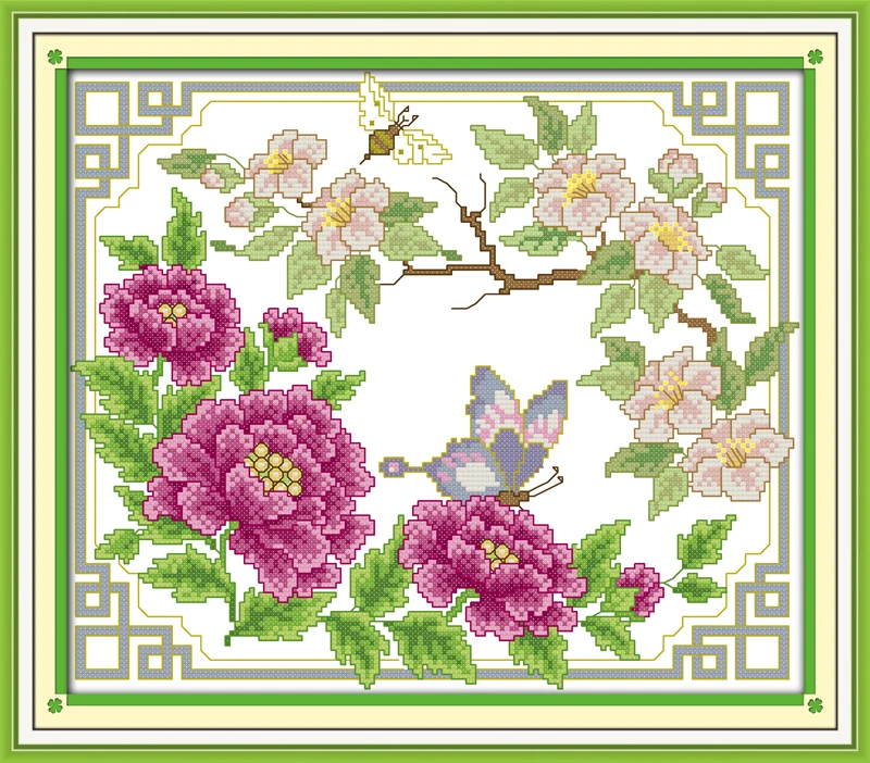 Butterflies on flowers cross stitch kit flower 14ct 11ct printed fabric canvas stitching embroidery DIY handmade needlework
Butterflies on flowers cross stitch kit flower 14ct 11ct printed fabric canvas stitching embroidery DIY handmade needlework