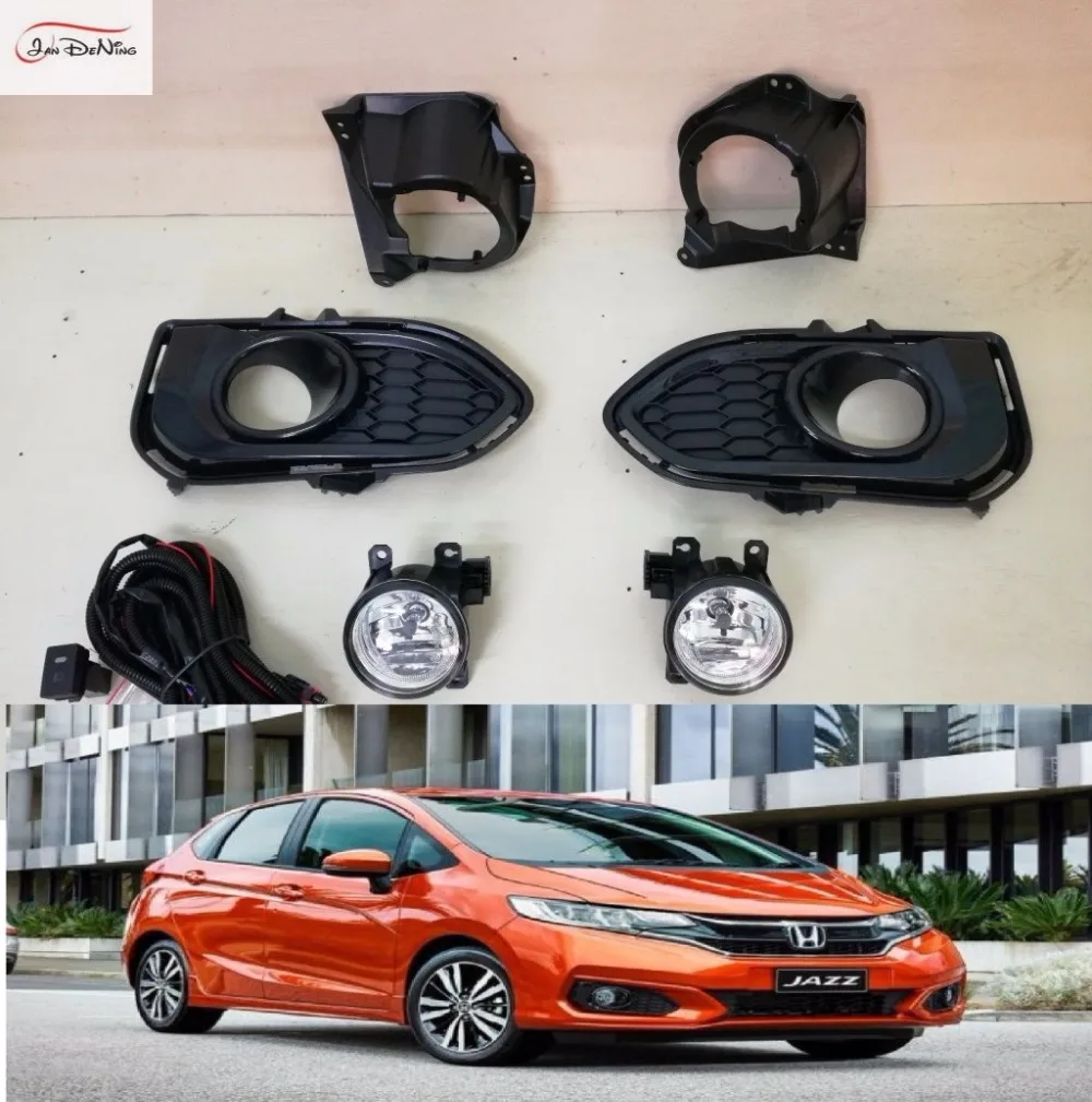 Автомобильные противотуманные фары JanDeNing для Honda JAZZ /FIT Hatchback 2017 ~ On галогенные