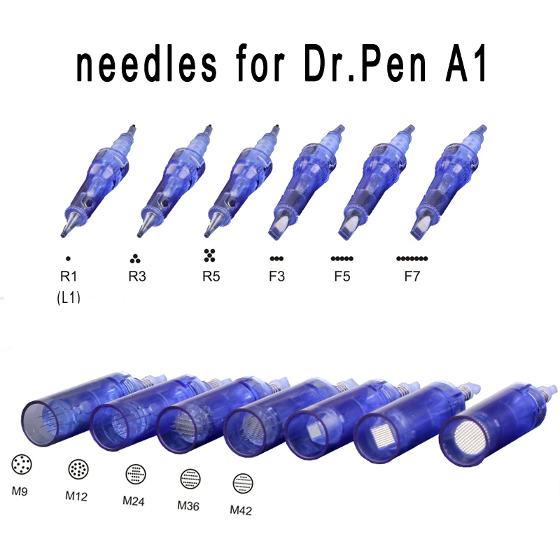 50pcs Bayonet Cartridge Needles 1/3/5/7/9/12/24/36/42/nano For Electric Dr.Pen A1 Derma Pen Microblading Needles Micro Stamp
50pcs Bayonet Cartridge Needles 1/3/5/7/9/12/24/36/42/nano For Electric Dr.Pen A1 Derma Pen Microblading Needles Micro Stamp