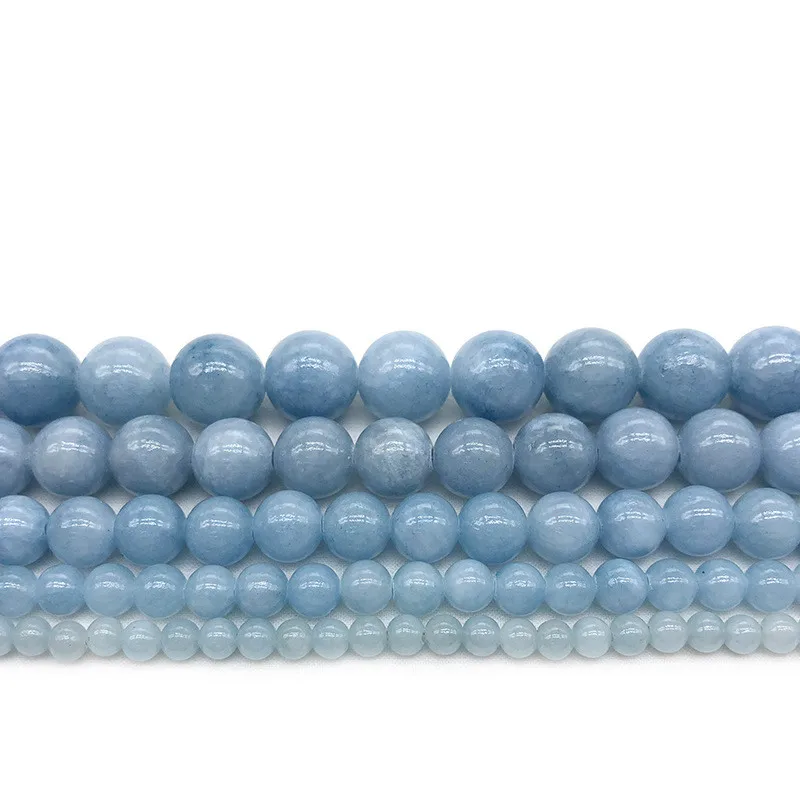 4mm 6mm 8mm 10mm 12mm Natural Blue Angelite Stone Round Loose Beads Fit DIY Beads for Jewelry Making Bracelet Woman
4mm 6mm 8mm 10mm 12mm Natural Blue Angelite Stone Round Loose Beads Fit DIY Beads for Jewelry Making Bracelet Woman
