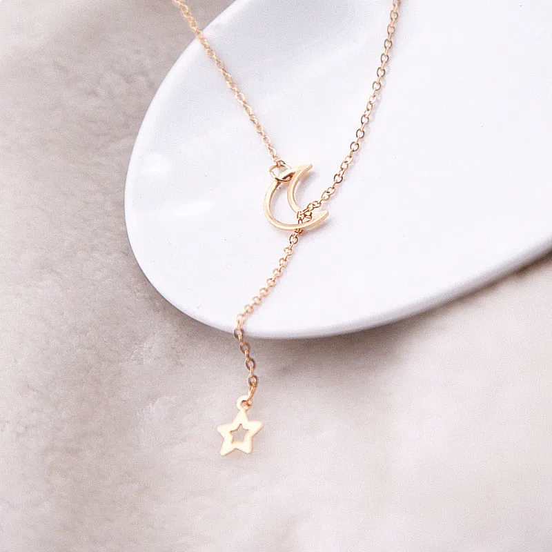 Fashion moon star chain necklace For Women Retro vintage short necklace choker jewelry for grils
Fashion moon star chain necklace For Women Retro vintage short necklace choker jewelry for grils