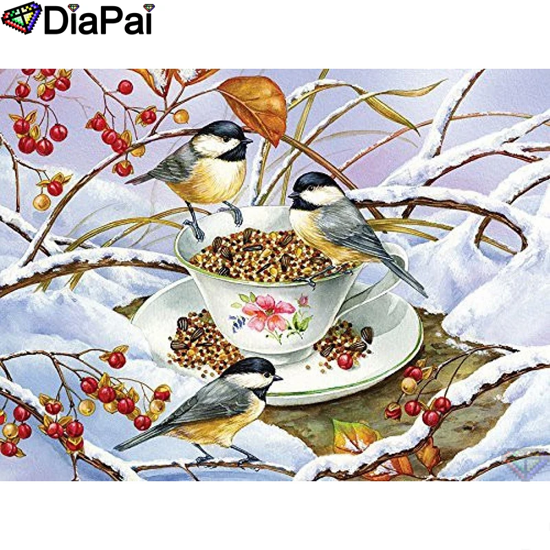DIAPAI Diamond Painting 5D DIY 100% Full Square/Round Drill "Animal bird flower" Diamond Embroidery Cross Stitch 3D Decor A22002
DIAPAI Diamond Painting 5D DIY 100% Full Square/Round Drill "Animal bird flower" Diamond Embroidery Cross Stitch 3D Decor A22002