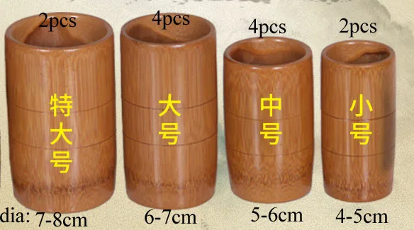 12pcs Carbonized Bamboo Cupping Jar Body Massage Kit Acupuncture Therapy Traditional Medical Treatment Pain Massager
12pcs Carbonized Bamboo Cupping Jar Body Massage Kit Acupuncture Therapy Traditional Medical Treatment Pain Massager