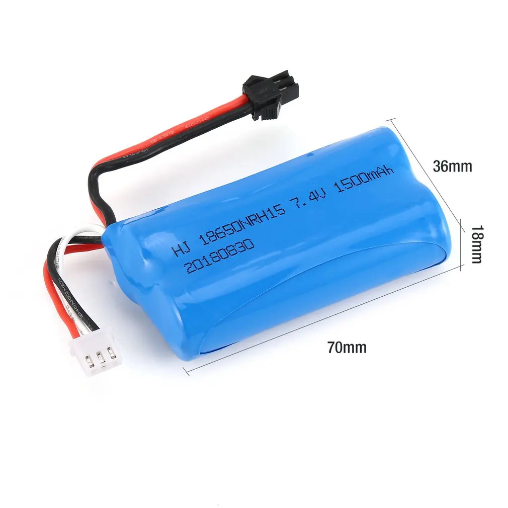2pcs 7.4V 1500mAh SM Plug Rechargeable Li-ion Battery With 2 in 1 Charger for RC Boat Skytech H100 Syma Q1 Parts Accessories
2pcs 7.4V 1500mAh SM Plug Rechargeable Li-ion Battery With 2 in 1 Charger for RC Boat Skytech H100 Syma Q1 Parts Accessories