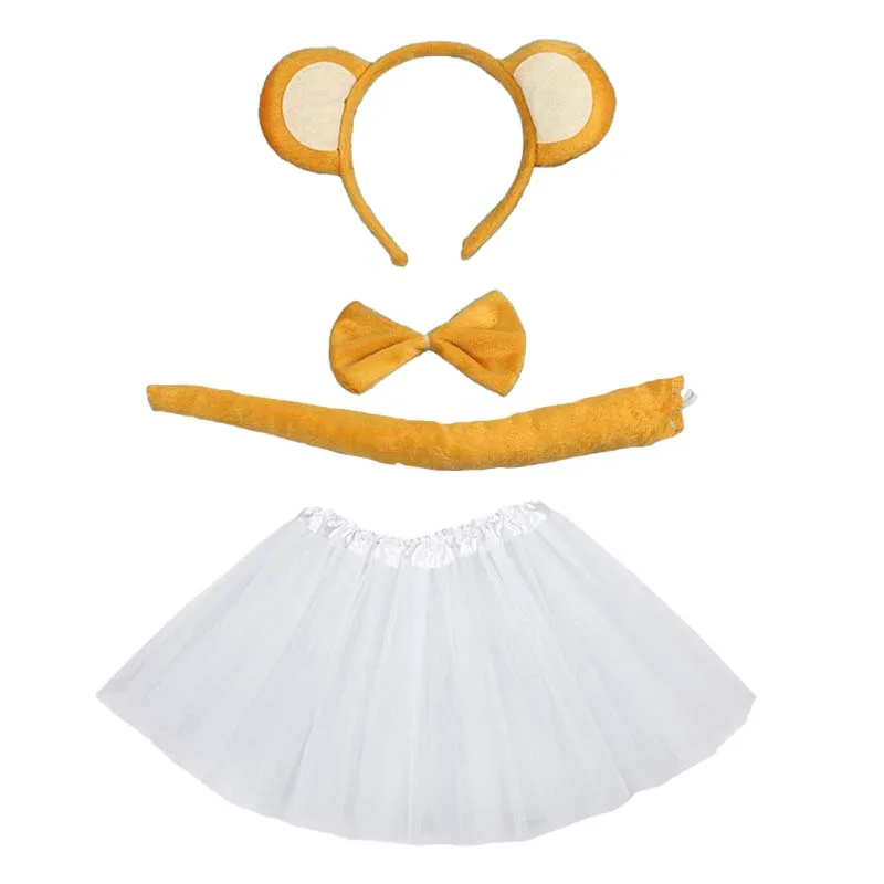 Women Girl Boy Monkey Costume Animal Cosplay Party Props Halloween Birthday Gift / Headband Tutu Skirt Tail Tie Christmas
Women Girl Boy Monkey Costume Animal Cosplay Party Props Halloween Birthday Gift / Headband Tutu Skirt Tail Tie Christmas