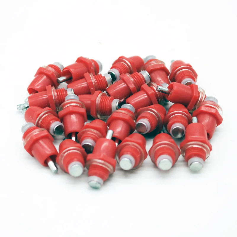 20 Pcs Poultry Chicken Nipple Drinker Automatic Waters Spring Type Drinking Fountain Mouth Water Poultry Farming Equipment
20 Pcs Poultry Chicken Nipple Drinker Automatic Waters Spring Type Drinking Fountain Mouth Water Poultry Farming Equipment
