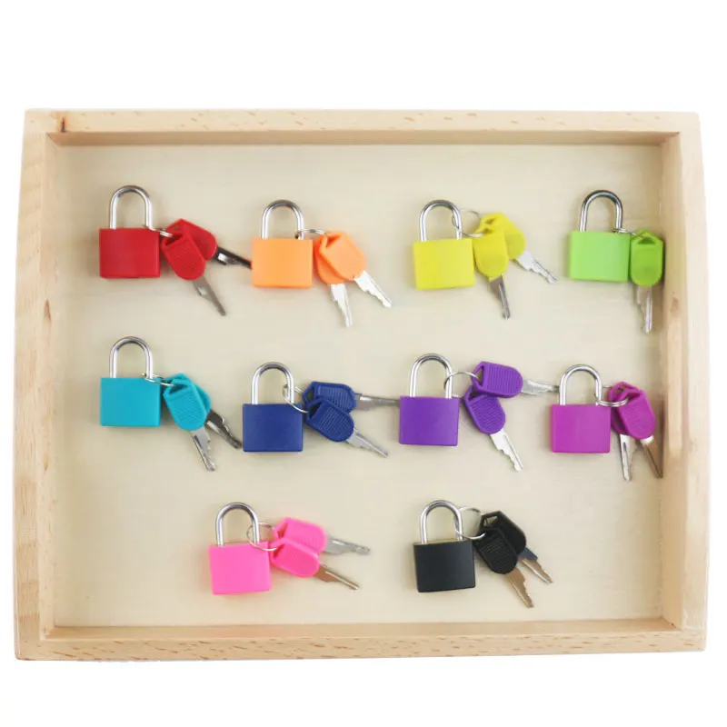 Wooden Montessori Toys Colorful Lock Set Fine Motor Skill Learning Educational Learning Toys For Children Juguetes MG0364H
Wooden Montessori Toys Colorful Lock Set Fine Motor Skill Learning Educational Learning Toys For Children Juguetes MG0364H