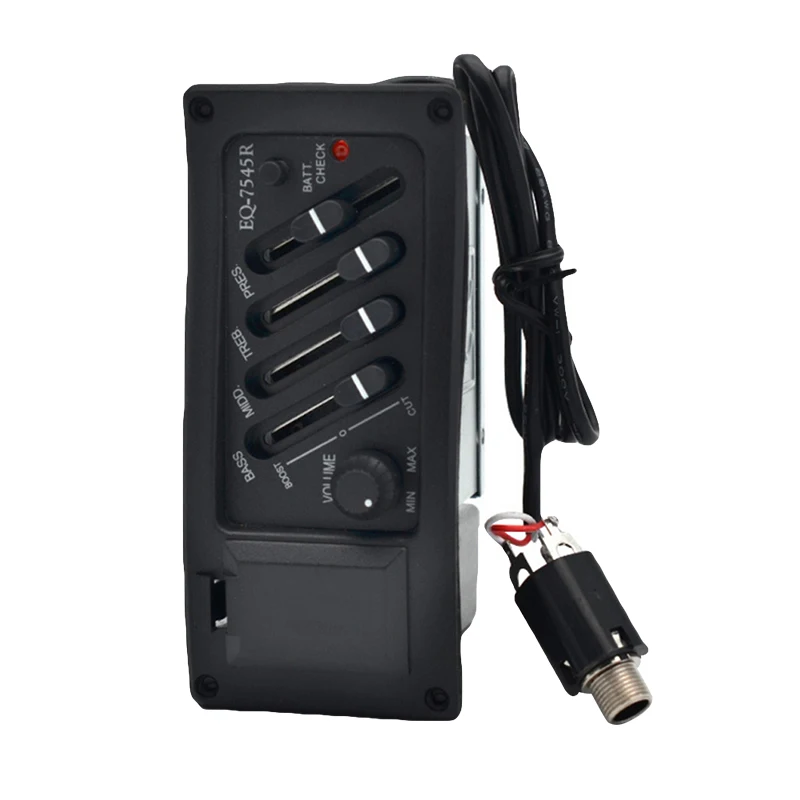Pickup EQ-7545 Pickup Output Box Guitar Accessories Acoustic Guitar Pickup Guitar Preamplifier
Pickup EQ-7545 Pickup Output Box Guitar Accessories Acoustic Guitar Pickup Guitar Preamplifier