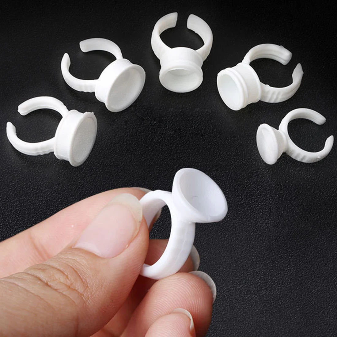 100pcs Grafting Eyelash Glue Pallet Permanent Makeup Ring Tattoo Cup Ink Tattoo Paint Sticker Holder Ring Container
100pcs Grafting Eyelash Glue Pallet Permanent Makeup Ring Tattoo Cup Ink Tattoo Paint Sticker Holder Ring Container