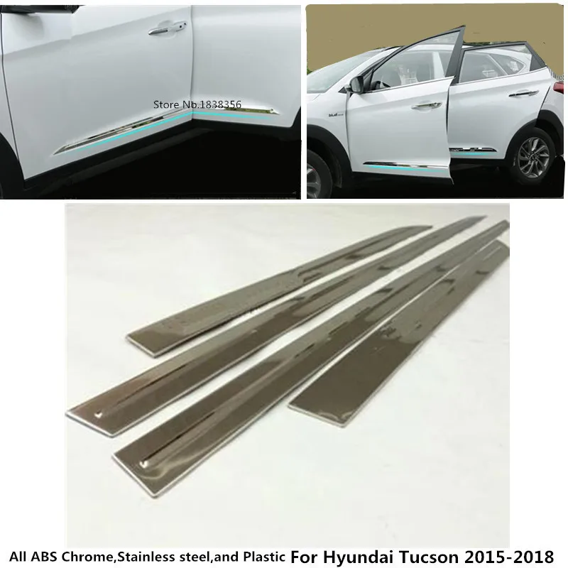 For Hyundai Tucson 2015 2016 2017 2018 Car Cover Detector Stainless Steel Side Door Body Trim Sticks Strips Molding 4pcs
For Hyundai Tucson 2015 2016 2017 2018 Car Cover Detector Stainless Steel Side Door Body Trim Sticks Strips Molding 4pcs