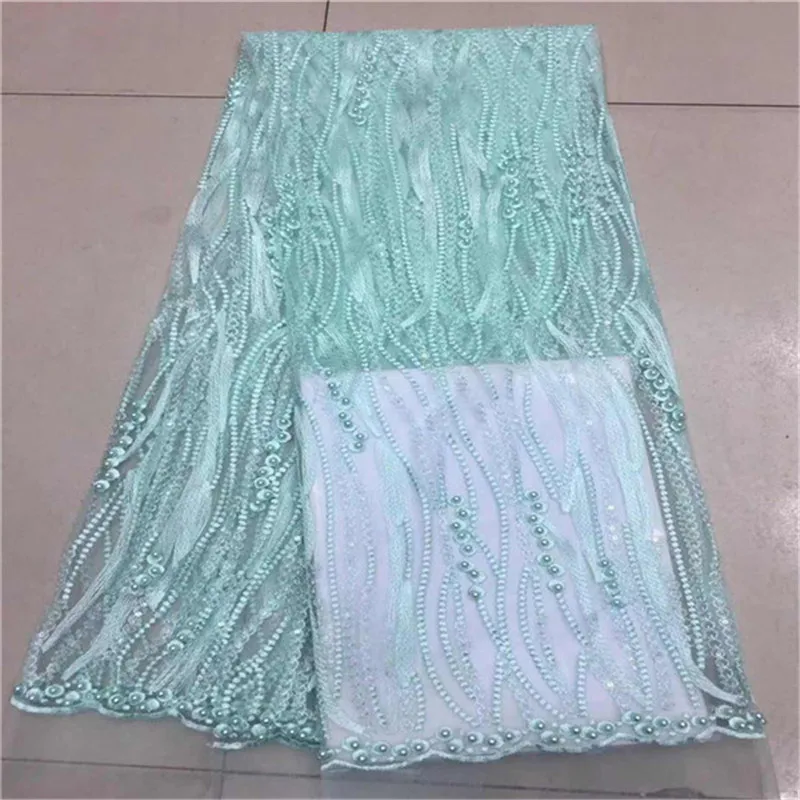 Beads African Lace Fabric 2019 Embroidered Nigerian Laces Fabric Bridal High Quality French Tulle Lace Fabric For Women Dress
Beads African Lace Fabric 2019 Embroidered Nigerian Laces Fabric Bridal High Quality French Tulle Lace Fabric For Women Dress