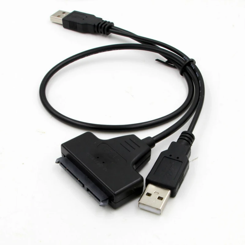 SATA к USB 2 0 7 15 22pin АДАПТЕРНЫЕ кабели Внешнее питание для 5 ''Ssd Hdd жесткий диск