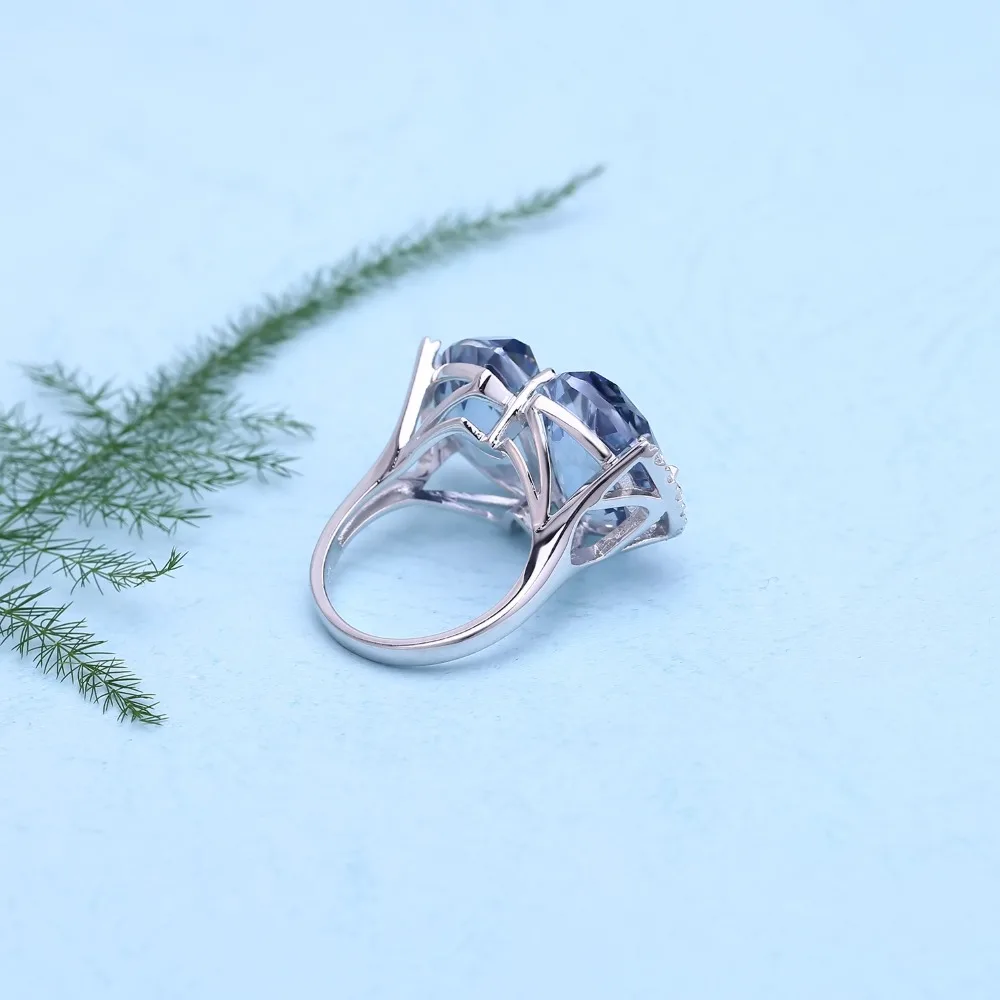 Женское кольцо из серебра 925 пробы с геометрическим рисунком | Украшения и