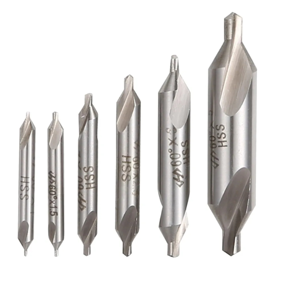 Glass Cutting Hole Saw Industrial Tools 6pcs 60 Degree HSS Countersink Drill Bit Ceramic Cut-on Opener Accessories | Инструменты