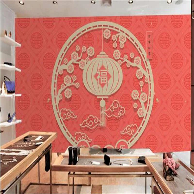 Chinese Style Wallpapers for Walls 3D Sparkle Silver Non-Woven Wall Murals Red Festive Wall Papers for Living Room Home Decor
Chinese Style Wallpapers for Walls 3D Sparkle Silver Non-Woven Wall Murals Red Festive Wall Papers for Living Room Home Decor