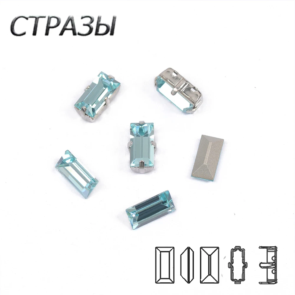 Aquamarine 4501 Baguette Fancy Stone luxury Strass crystal Sew on Rhinestones Jewelry Garment Shoes Bags Gymnastics Decoration
Aquamarine 4501 Baguette Fancy Stone luxury Strass crystal Sew on Rhinestones Jewelry Garment Shoes Bags Gymnastics Decoration