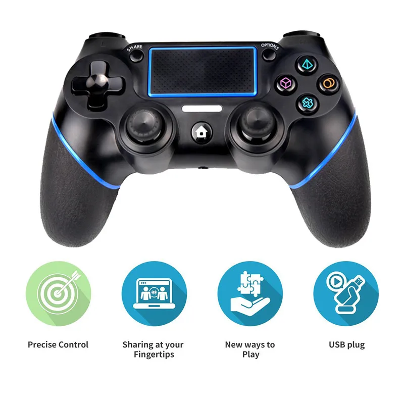 Bluetooth беспроводной PS4 контроллер геймпад джойстик несколько вибрирующих 6-осевой Android мобильный телефон зарядка компьютера игры Ручка
Bluetooth беспроводной PS4 контроллер геймпад джойстик несколько вибрирующих 6-осевой Android мобильный телефон зарядка компьютера игры Ручка
