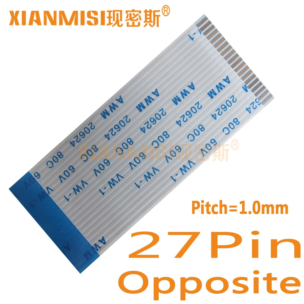 27Pin Flexible Flat Cable FFC Opposite Side 1.0mm Pitch AWM 20624 80C 60V Length 5cm 8cm 10cm 15cm 20cm 25cm 30cm 35cm 5PCS
27Pin Flexible Flat Cable FFC Opposite Side 1.0mm Pitch AWM 20624 80C 60V Length 5cm 8cm 10cm 15cm 20cm 25cm 30cm 35cm 5PCS