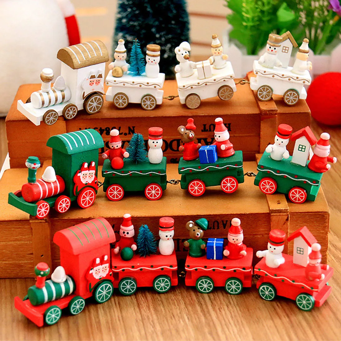 2020 Christmas Wood Train Little Train Popular Wooden Train Decor Christmas Ornaments New Year Supplies Decoration For Home
2020 Christmas Wood Train Little Train Popular Wooden Train Decor Christmas Ornaments New Year Supplies Decoration For Home