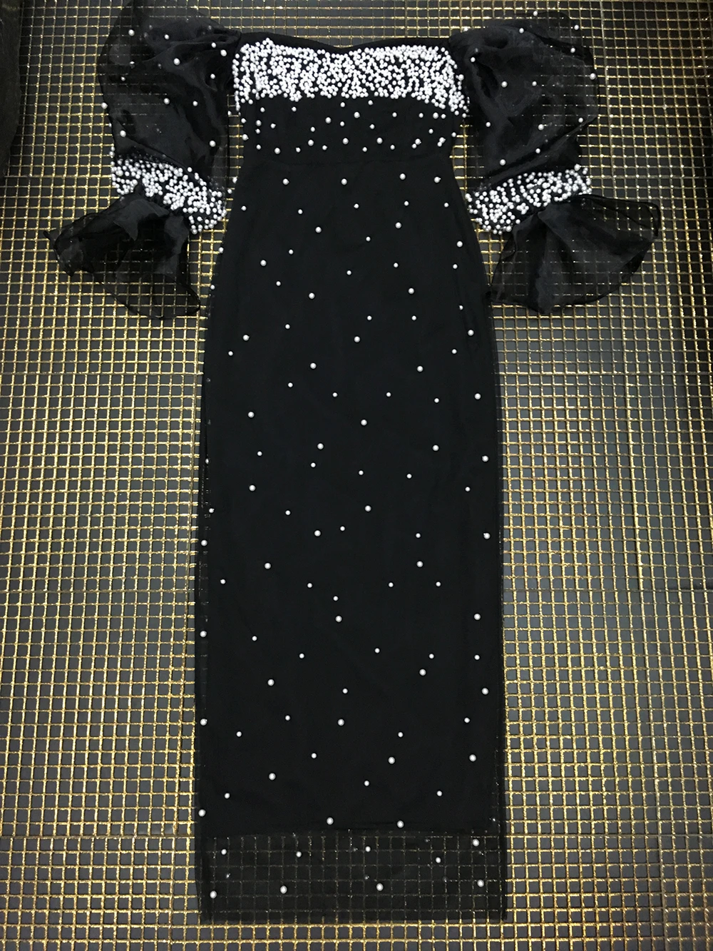 Celebrity Fashion Evening Party Long Sleeve Elegant Women Dresses Night Club Black Sexy Beading Dress
Celebrity Fashion Evening Party Long Sleeve Elegant Women Dresses Night Club Black Sexy Beading Dress