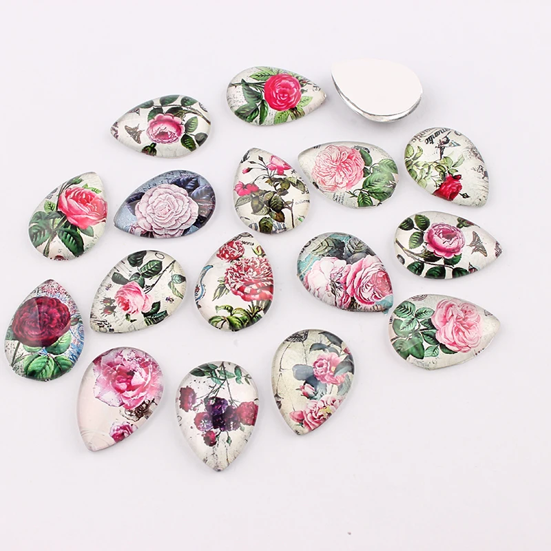 16pcs/lot 18x25mm Handmade Mulity Fashion Plum Blossom Glass Cabochon Domed Water drop Jewelry Accessories for jewelry
16pcs/lot 18x25mm Handmade Mulity Fashion Plum Blossom Glass Cabochon Domed Water drop Jewelry Accessories for jewelry