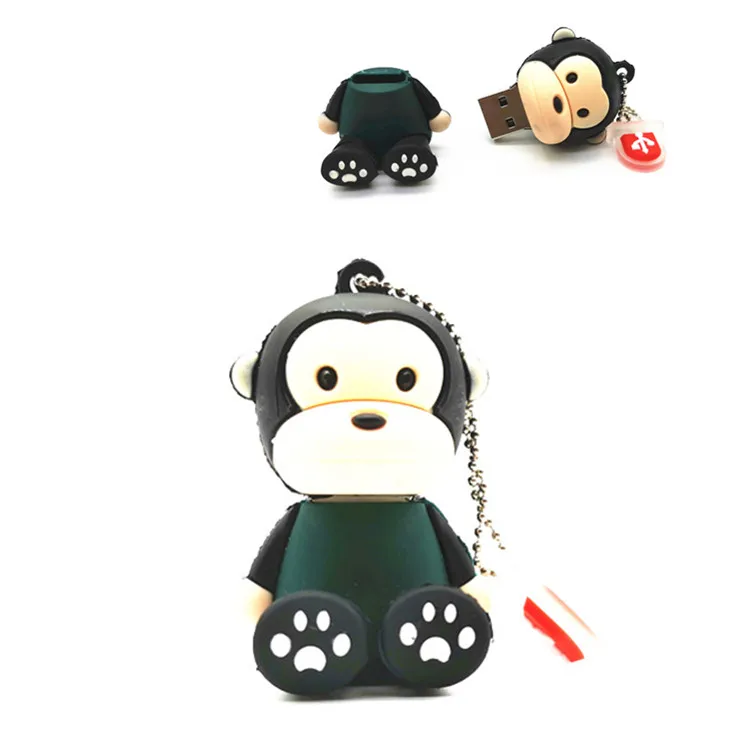 Hot Sale Cartoon Cute Monkey USB Flash Drive 4GB 8GB 16GB Pendrive USB Stick 32GB 64GB External Memory Storage Pen Drive
Hot Sale Cartoon Cute Monkey USB Flash Drive 4GB 8GB 16GB Pendrive USB Stick 32GB 64GB External Memory Storage Pen Drive