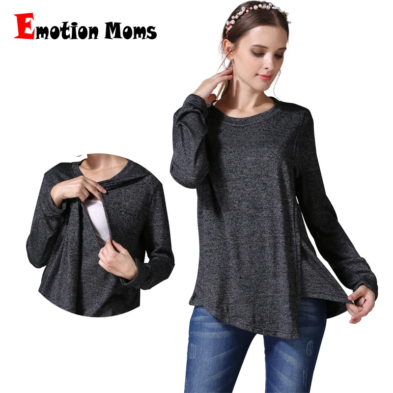 Emotion Moms Winter Autumn Maternity Clothes Long Sleeve Maternity T-shirt Breastfeeding Clothes For Pregnant Women Tops
Emotion Moms Winter Autumn Maternity Clothes Long Sleeve Maternity T-shirt Breastfeeding Clothes For Pregnant Women Tops