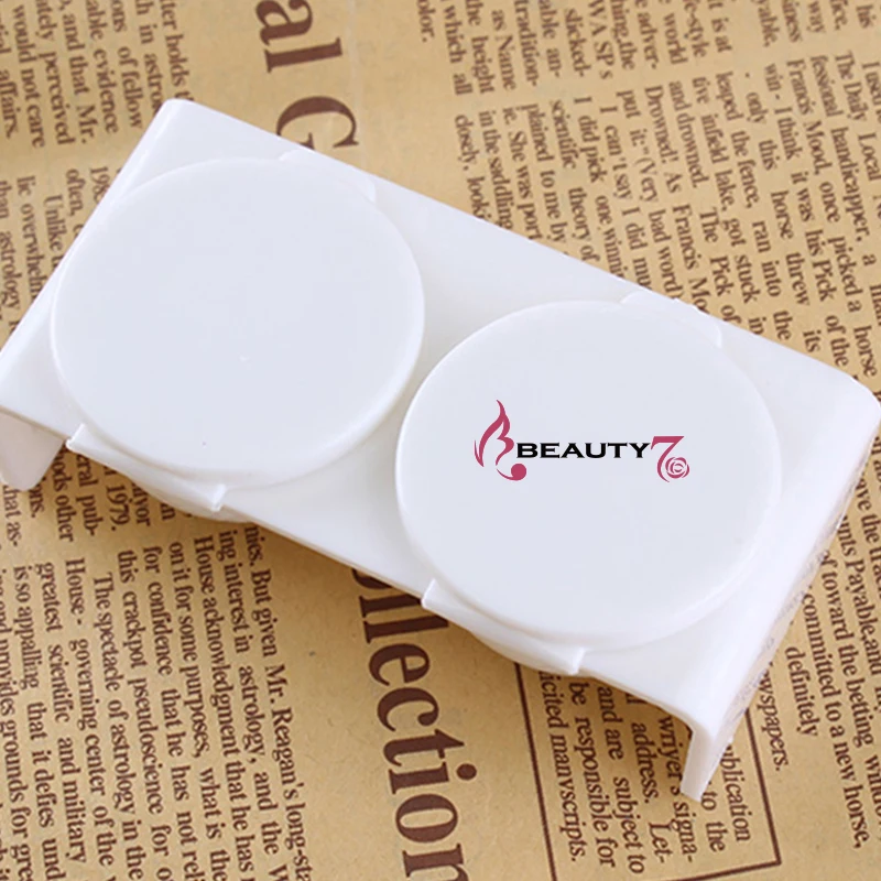 BEAUTY7 1pcs Plastics Nail Double Lips Dappen Dish for Mixing Acrylic Liquid Powder Art Tools White Bowl Cup Kits | Красота и