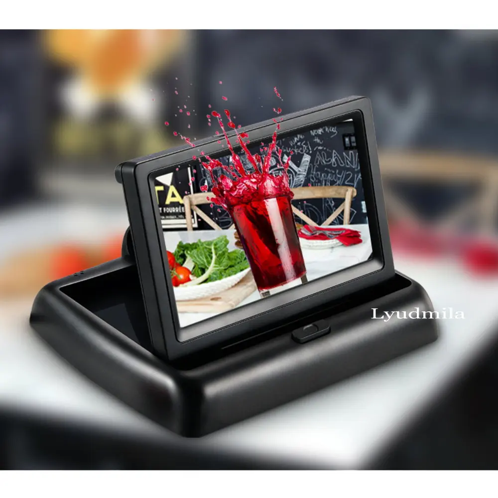 4.3 inch Foldable Car Monitor TFT LCD Display Back up Reverse Parking System for Car Rearview Camera Monitors NTSC PAL
4.3 inch Foldable Car Monitor TFT LCD Display Back up Reverse Parking System for Car Rearview Camera Monitors NTSC PAL