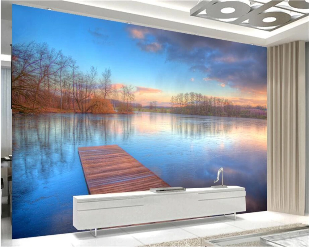 Beibehang пользовательские 3D озеро пейзаж деревянный мост настенная фотообои пейзаж 3D обои для комнаты гостиной домашний декор
Beibehang пользовательские 3D озеро пейзаж деревянный мост настенная фотообои пейзаж 3D обои для комнаты гостиной домашний декор