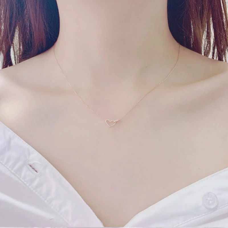 Aazuo 100% 18K Rose Gold Real Diamonds OL Fashion Round Necklace gifted for Women Wedding 18 Inch Link Chain Au750
Aazuo 100% 18K Rose Gold Real Diamonds OL Fashion Round Necklace gifted for Women Wedding 18 Inch Link Chain Au750