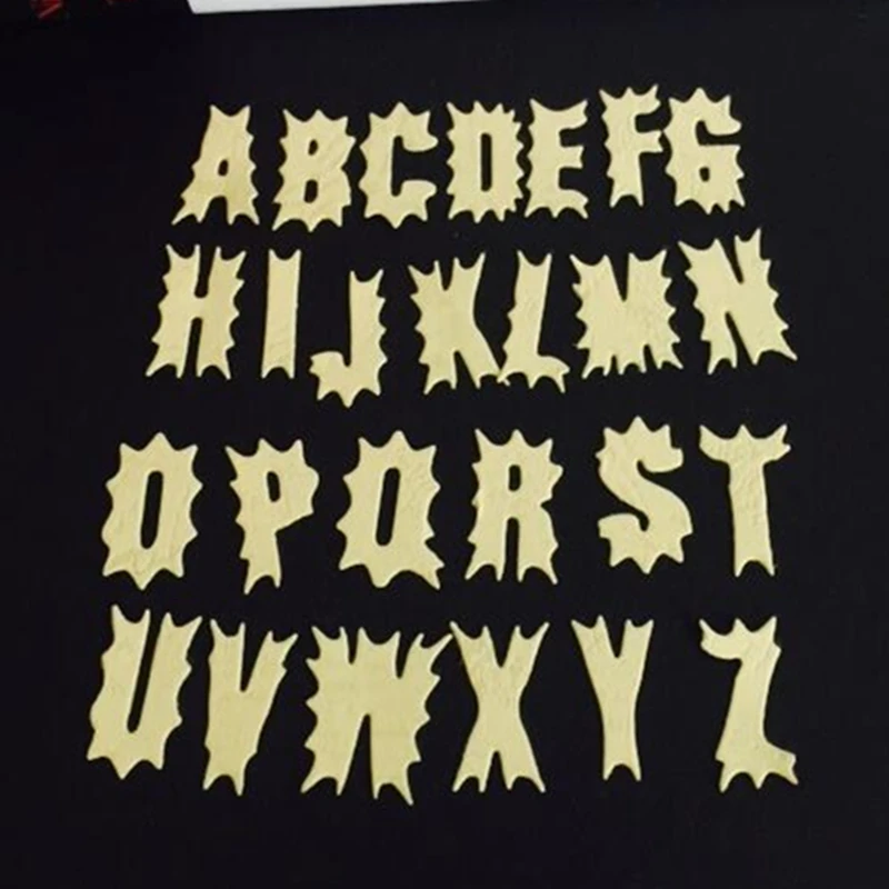 SCD775 Alphabet Metal Cutting Dies For Scrapbooking Stencils DIY Album Cards Decoration Embossing Folder Die Cuts Template New
SCD775 Alphabet Metal Cutting Dies For Scrapbooking Stencils DIY Album Cards Decoration Embossing Folder Die Cuts Template New
