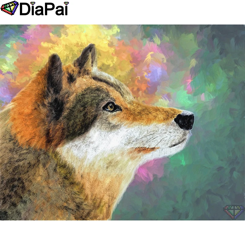 DIAPAI Art 5D Diy Diamond Painting "Colorful animal wolf" Diamond Pictures Cross Stitch 3D Rhinestone Embroidery Decor A25376
DIAPAI Art 5D Diy Diamond Painting "Colorful animal wolf" Diamond Pictures Cross Stitch 3D Rhinestone Embroidery Decor A25376